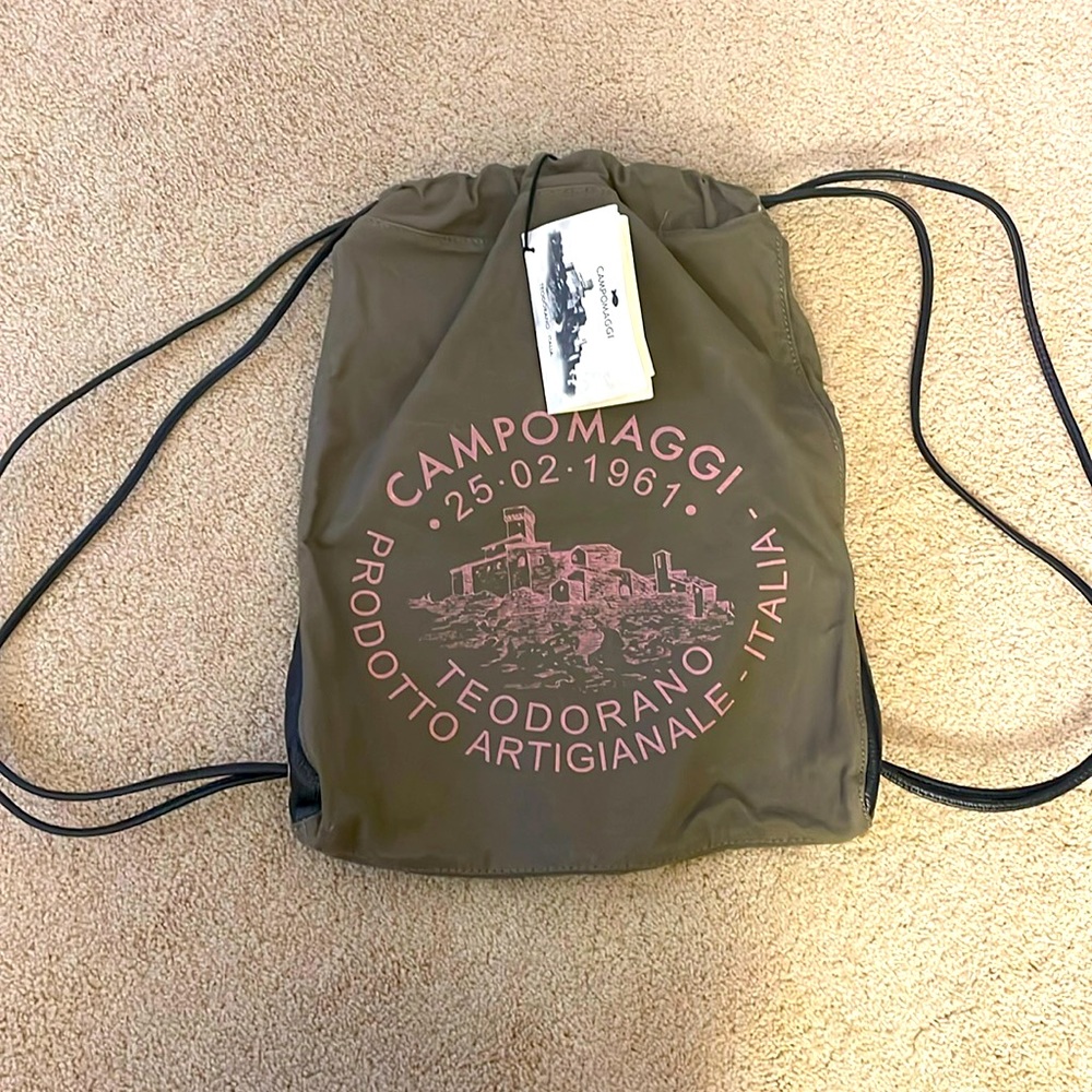 Campomaggi canvas backpack- new